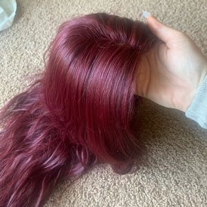 32 inch beach waves burgundy WIG 🐙 FIRM PRICE